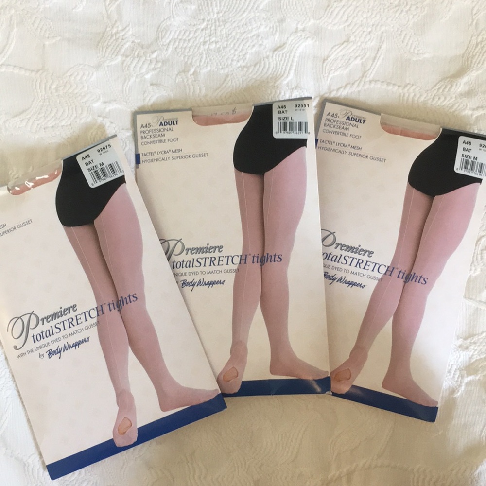 ballet tights with convertible foot
